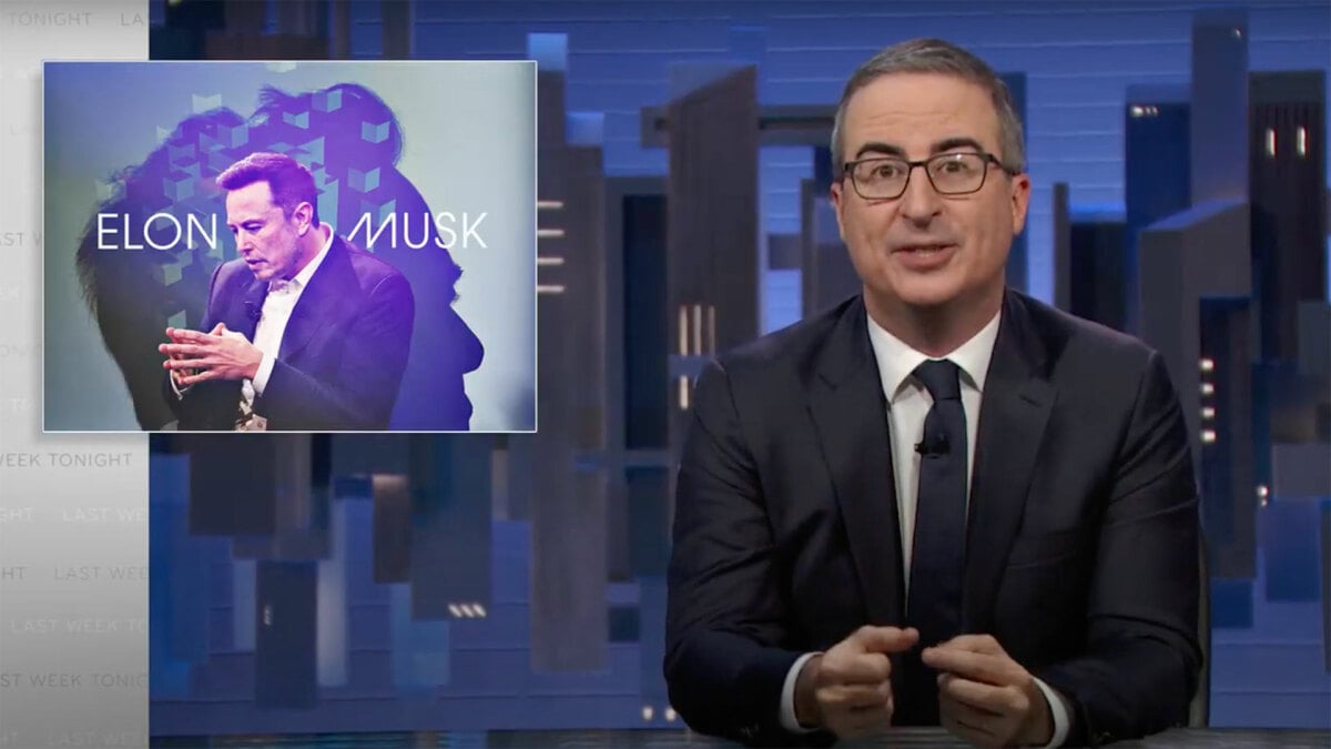You need to watch John Oliver's 30-minute deep dive into Elon Musk
