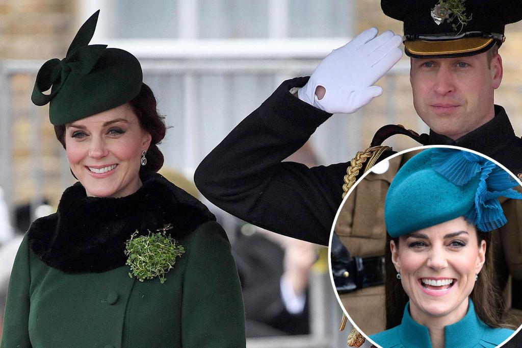 Kate Middleton to skip St. Patrick’s Day Parade for the first time in years despite being honored